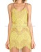 For Love & Lemons Antigua Maxi Dress In Chartreuse